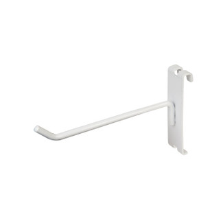 White 4" Gridwall Hook - Box of 96