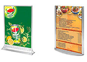 Restaurant Sign Holders & Table Tents