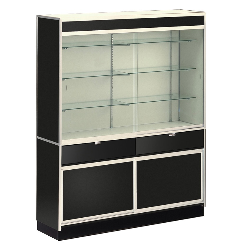 Display case shop with drawers