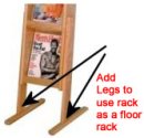 Set of Legs for Floor Standing Rack