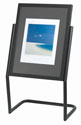 Menu & Poster Display Stand w/BLACK Frame 30"H x 22"W