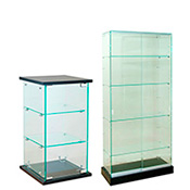 All Glass Display Cases