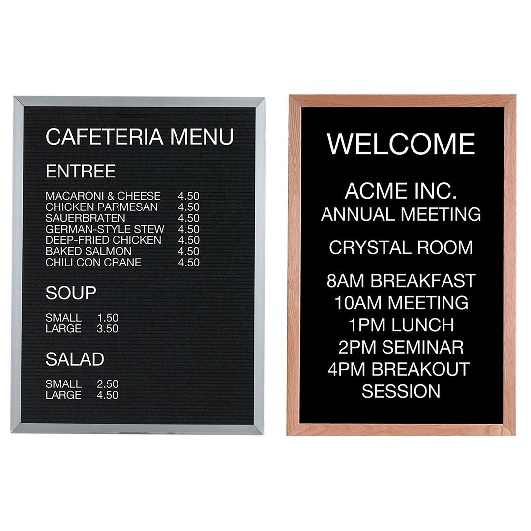 Open Face Letter Boards