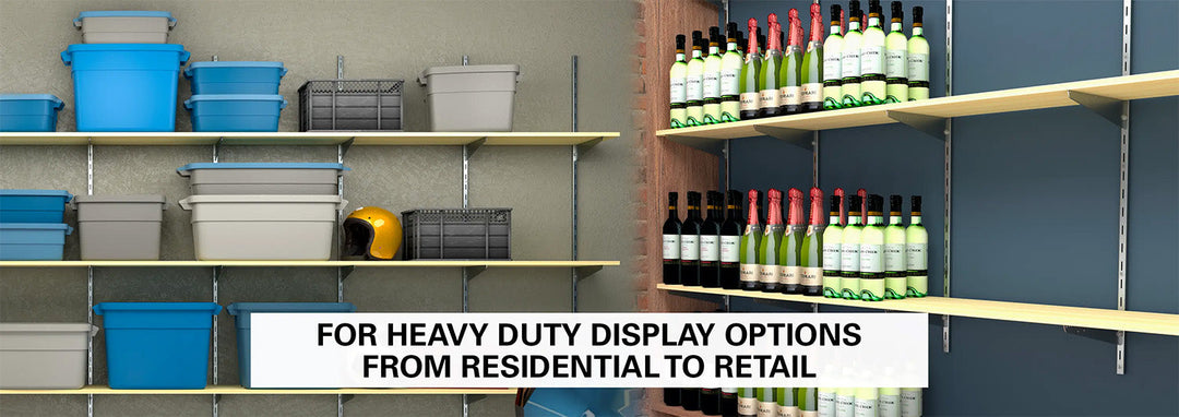 1" Slots on 2" Center Wall Standards