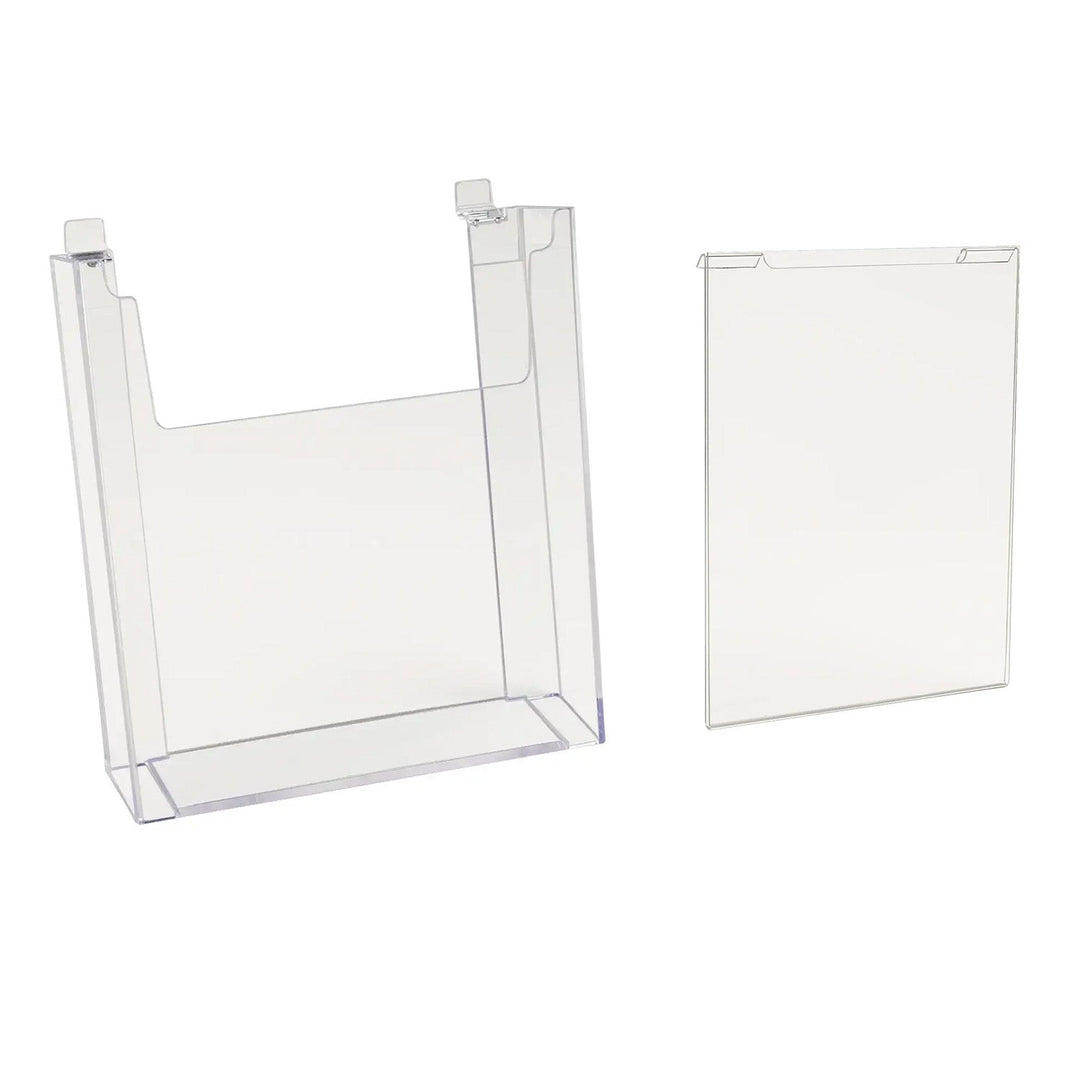 Slatwall Acrylic Sign & Brochure Holders