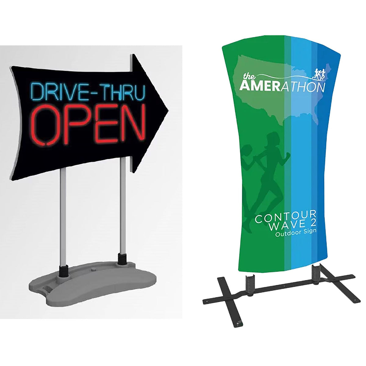Contour Object. Sign Contour Shaped Outdoor Signs – Allen Display