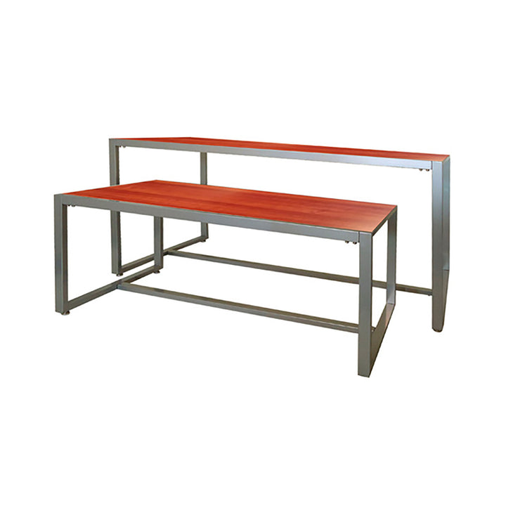 2-Piece Wood Table Set, 1-60"L and 1-50"L
