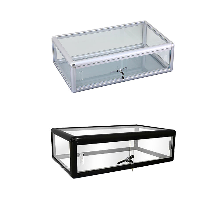 Countertop Glass Display Case 30"L x 18"W x 9"H