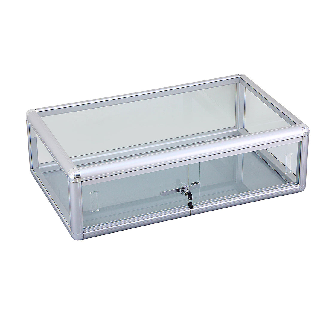Countertop Glass Display Case 30"L x 18"W x 9"H