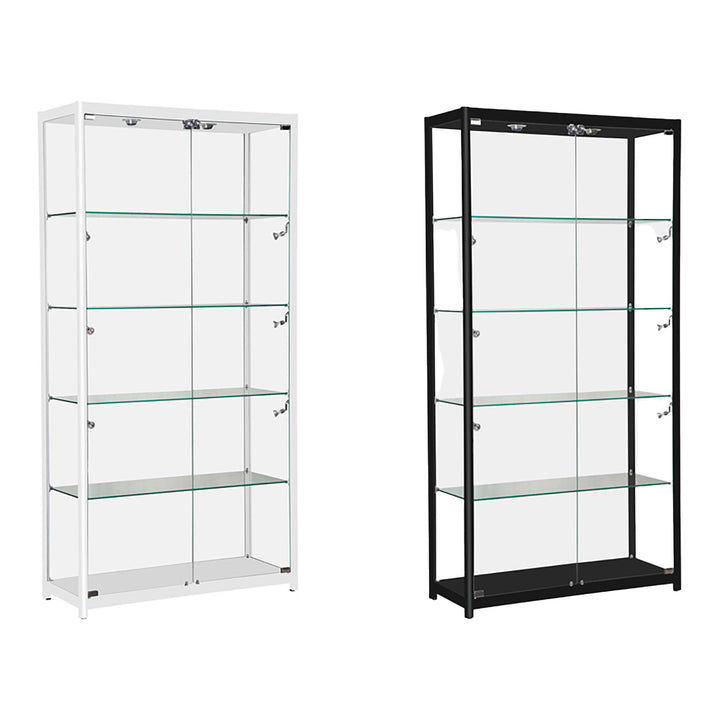 Aluminum Frame Tower Display Case 78"H x 39 1/3"W
