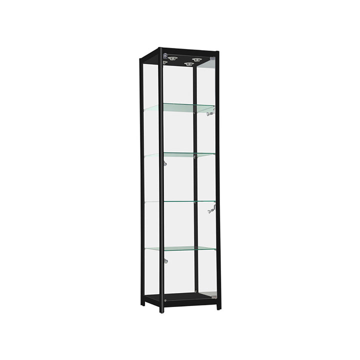 Aluminum Frame Tower Display Case 78"H x 19 1/2"W