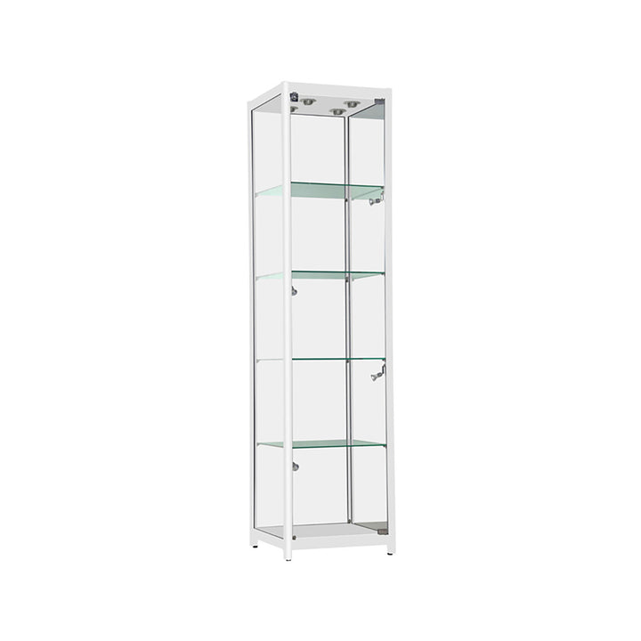 Aluminum Frame Tower Display Case 78"H x 19 1/2"W