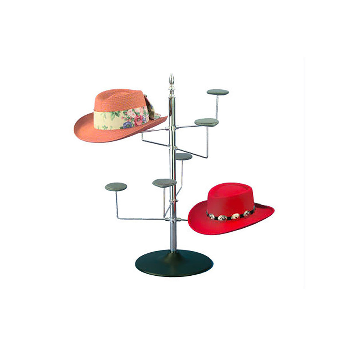 Millenary Display, Chrome with Black Base – Allen Display