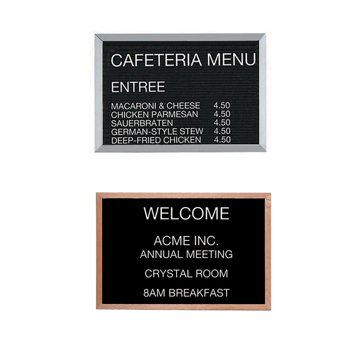 Open Face Changeable Letter Board 36" x 48"