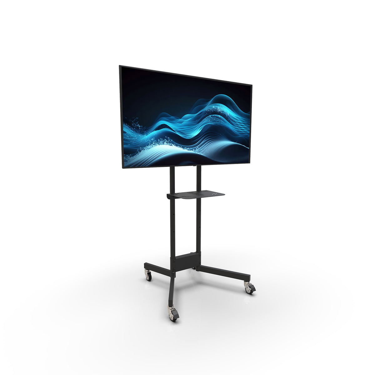 Mobile Cart Stand Single Display Up To 75