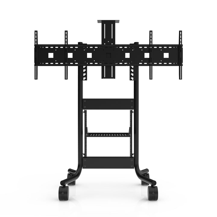Mobile Cart Stand – Dual 40-70″ Displays
