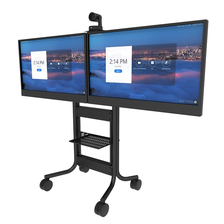 Mobile Cart Stand – Dual 40-70″ Displays