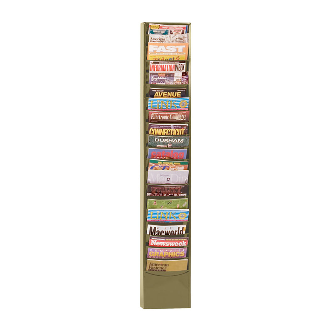 20 Pocket Metal Literature Rack