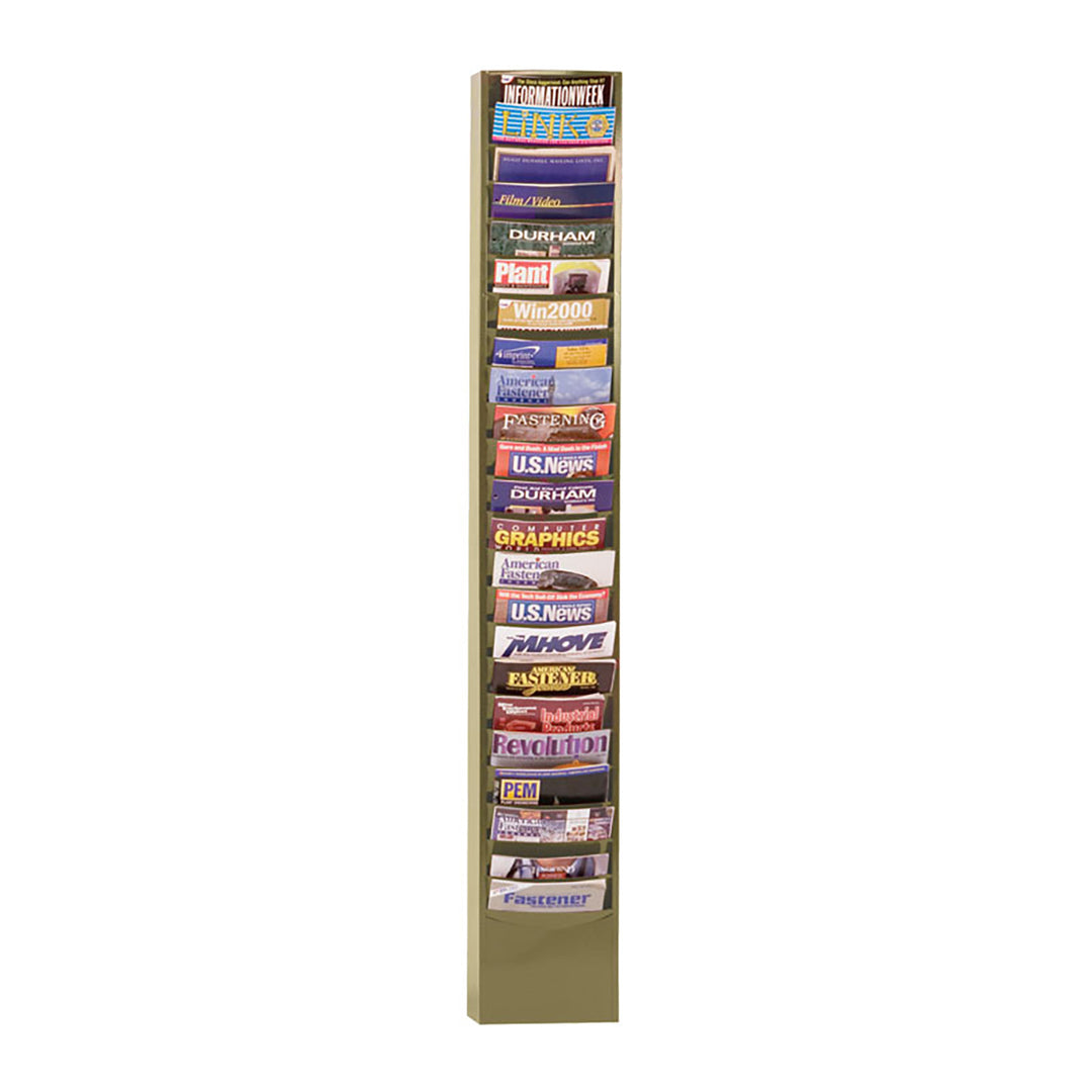 23 Pocket Metal Literature Rack