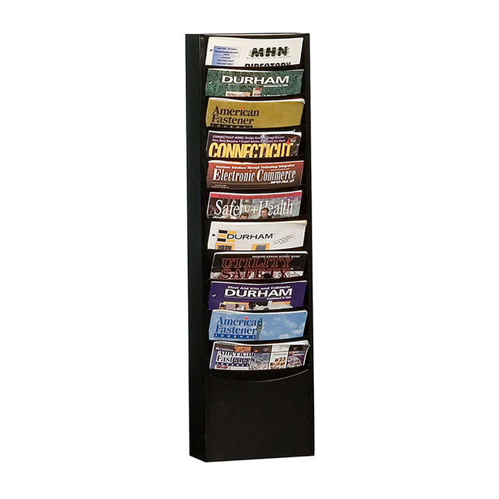 11 Pocket Metal Literature Rack