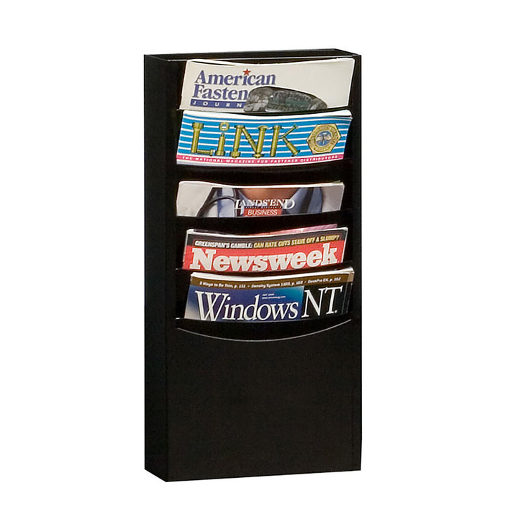 5 Pocket Metal Literature Rack