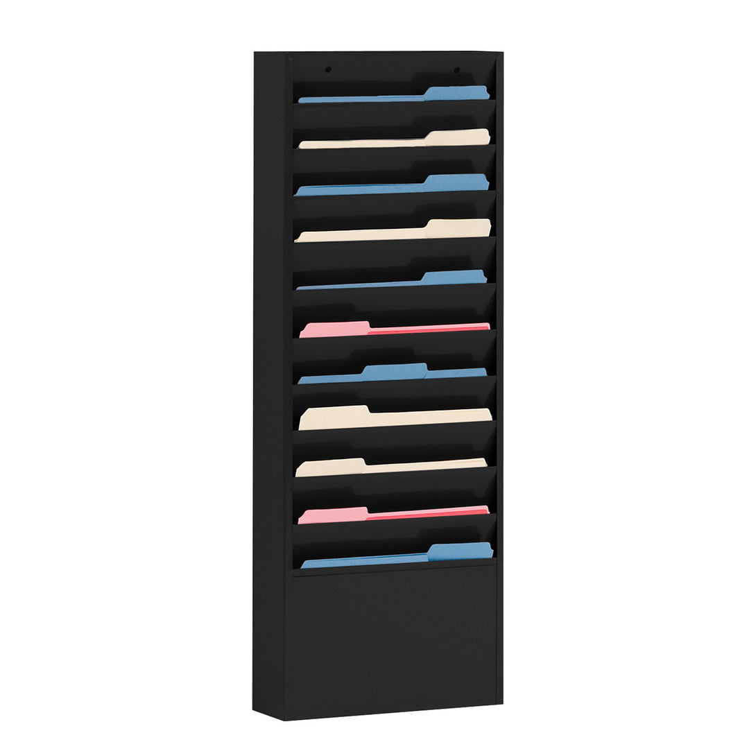 11 Pocket Metal Specialty Literature Rack - 12-1/4"W Pocket