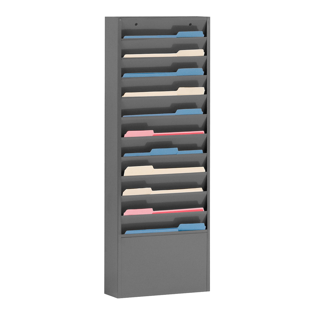 11 Pocket Metal Specialty Literature Rack - 12-1/4"W Pocket