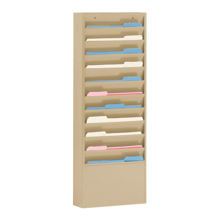 11 Pocket Metal Specialty Literature Rack - 12-1/4"W Pocket