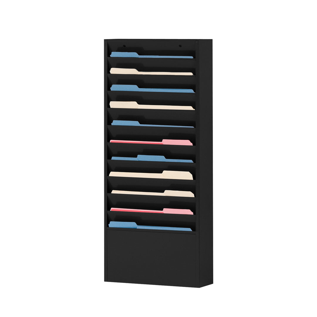 10 Pocket Metal Specialty Literature Rack - 12-1/4"W Pocket