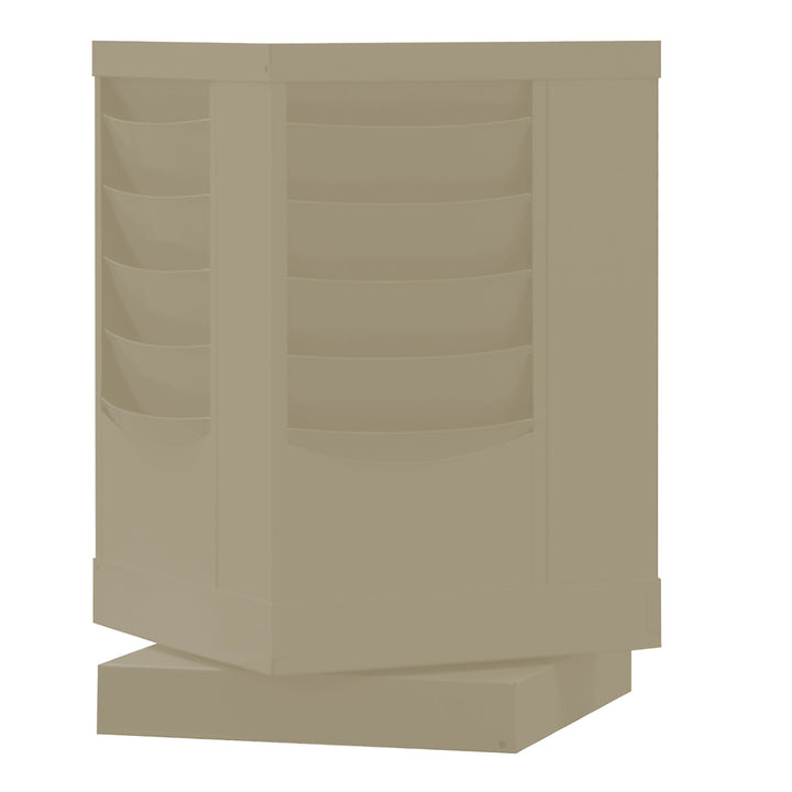 20 Pocket Rotating Metal Literature Rack