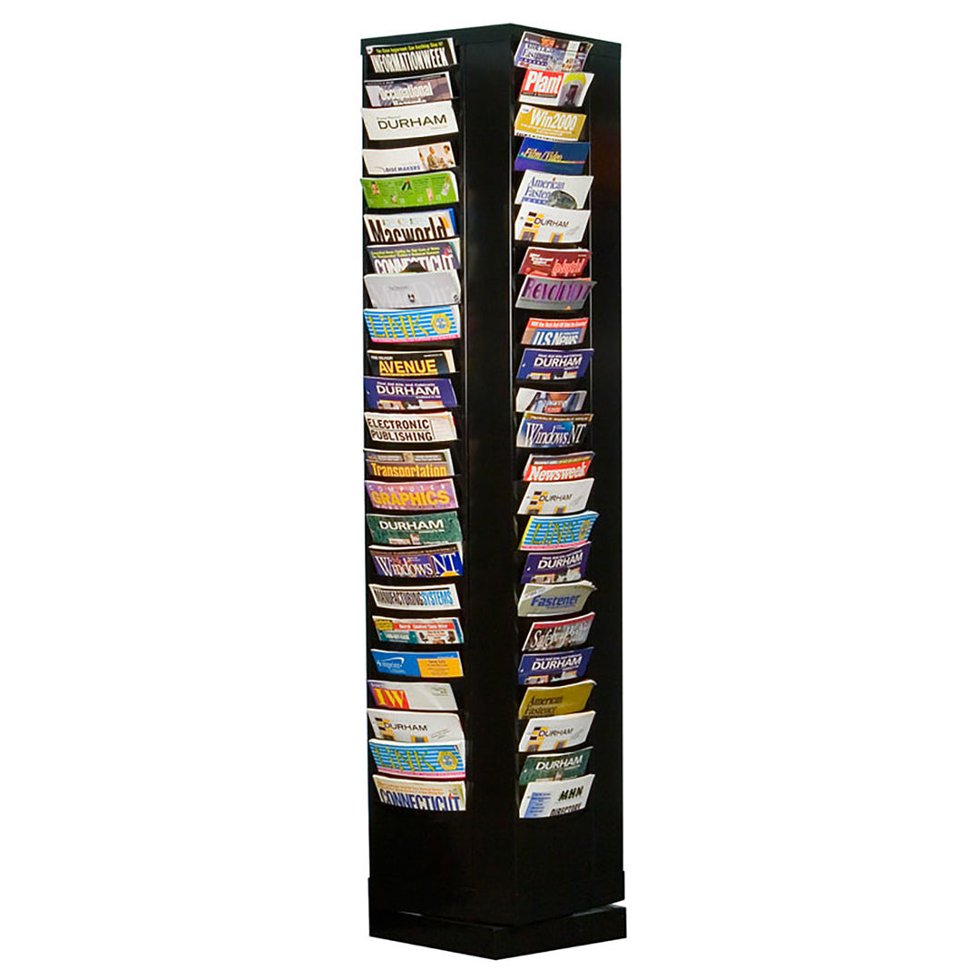 92 Pocket Rotating Metal Literature Rack
