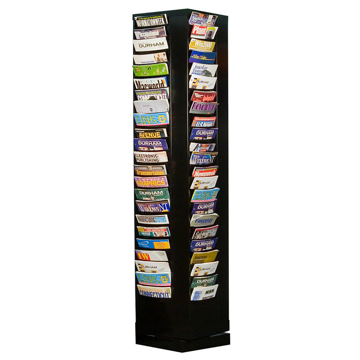 92 Pocket Rotating Metal Literature Rack