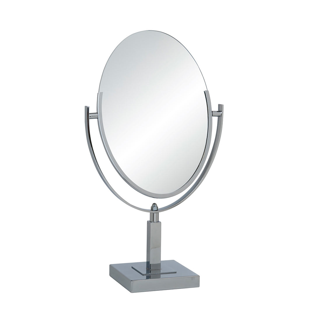 Double-Sided Oval Mirror 10" x 14"