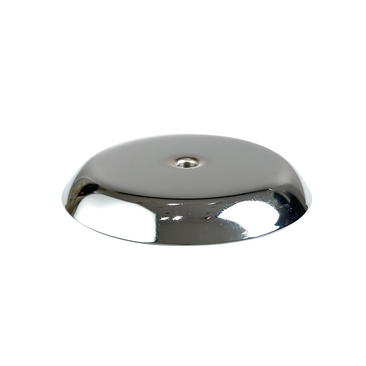 8" Round Chrome Base w/ 5/8" Threading