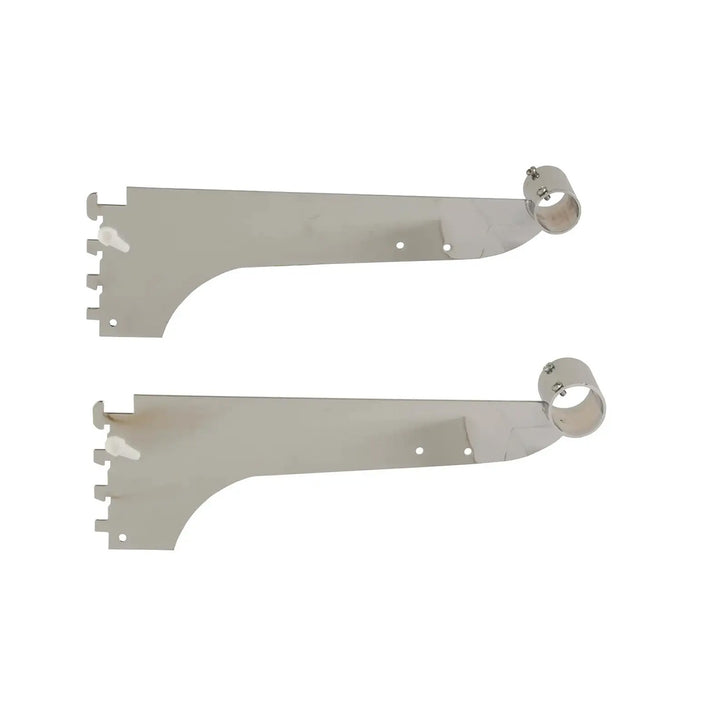 12"L Bracket with Nylon Stabilizer for Round Tubing Hangrail for 1/2" Slots