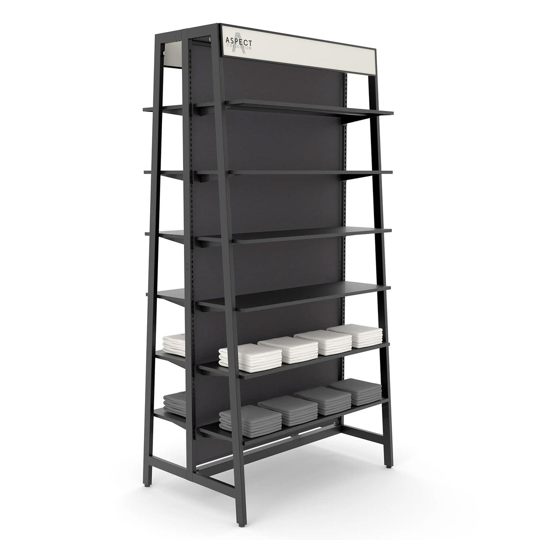 Aspect Large Double-Sided Freestanding Merchandiser for Retail Display- 48"W x 96"H