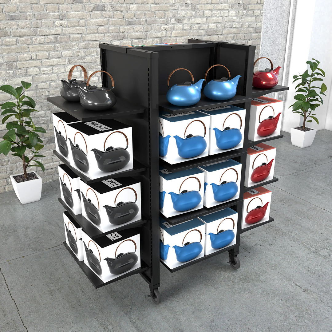 Aspect 24" Wide Gondola Panel Merchandiser - Kit 4