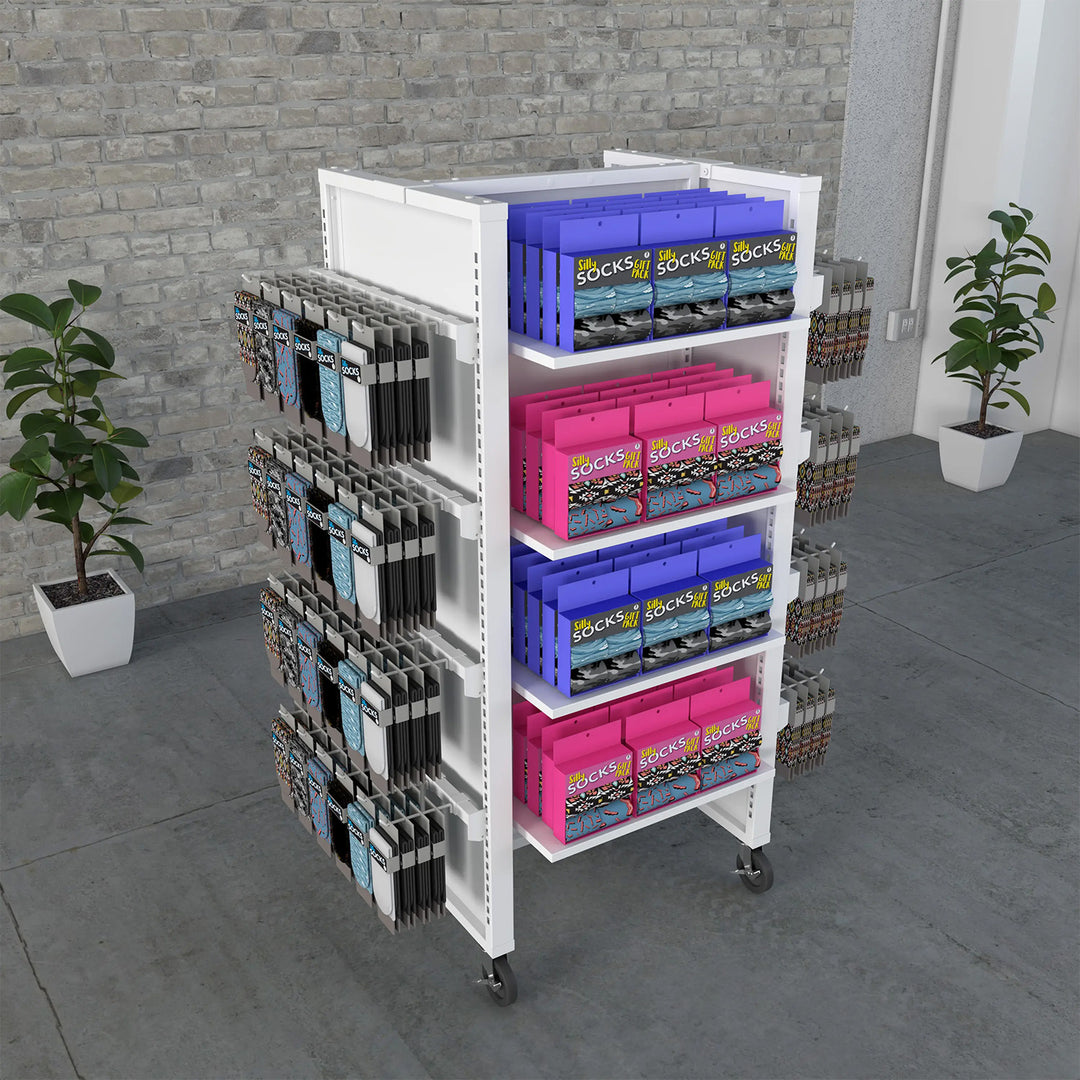 Aspect 24" Wide Gondola Panel Merchandiser - Kit 4