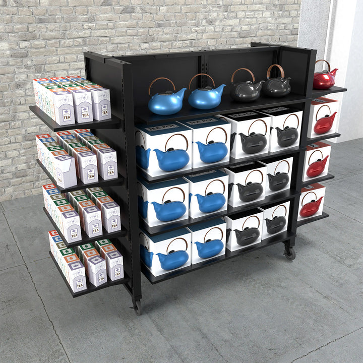 Aspect 48" Wide Gondola Panel Merchandiser - Kit 5