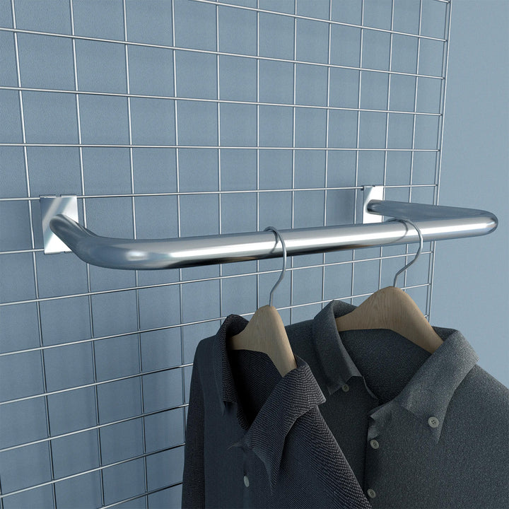 U-Shaped Hangrail for Gridwall Panel