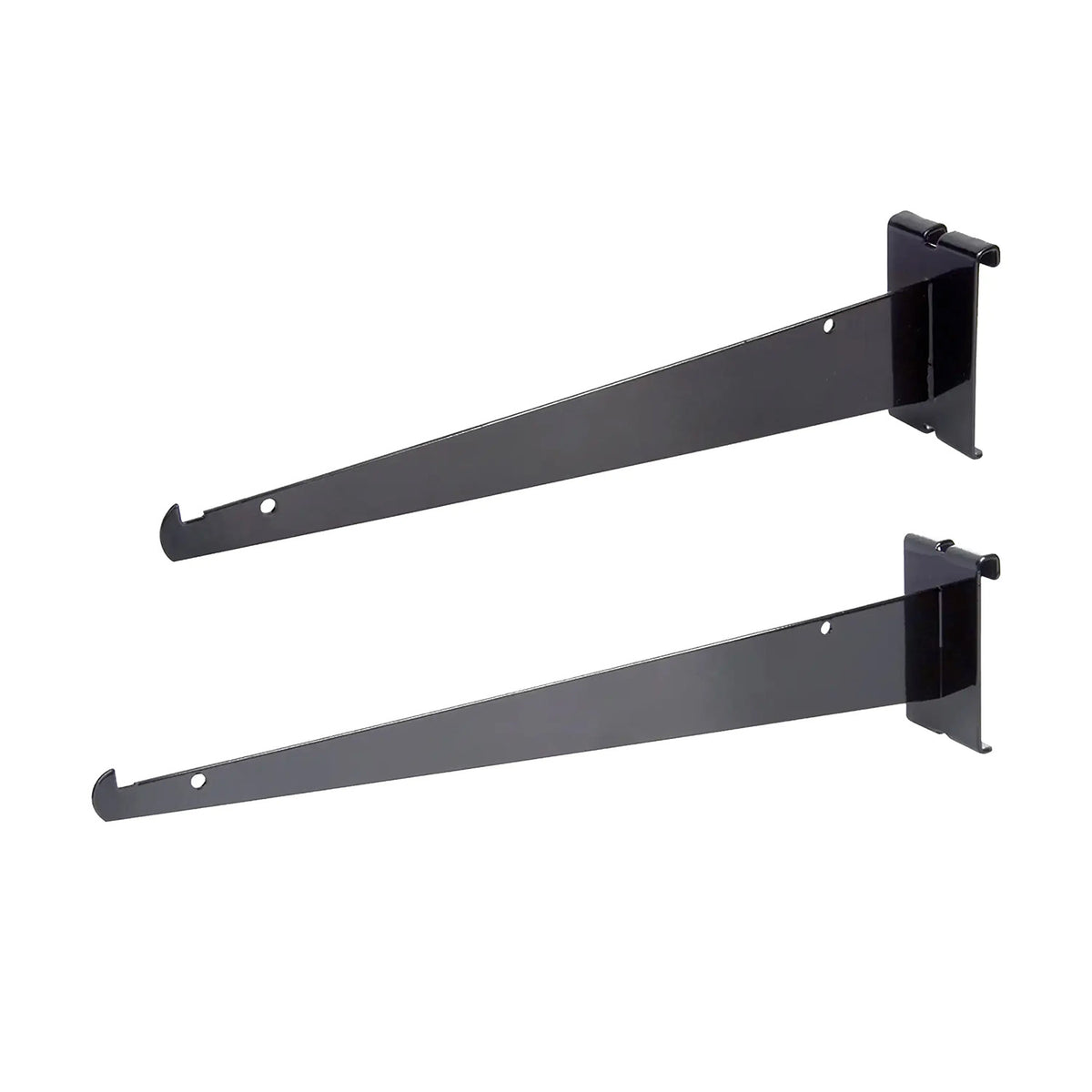 Shelf Brackets for Grid Panel - Black – Allen Display