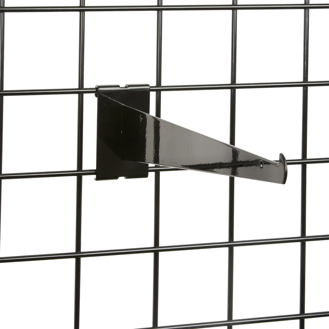 Shelf Brackets for Grid Panel - Black
