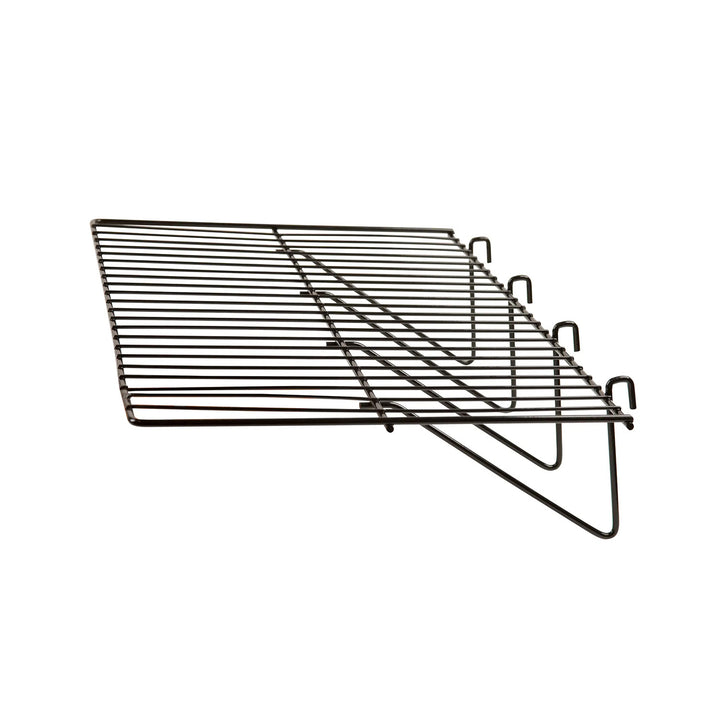 23-1/2"L x 12"W Straight Shelf with 1/8" dia. Wire for Grid Panels - 6 Pack