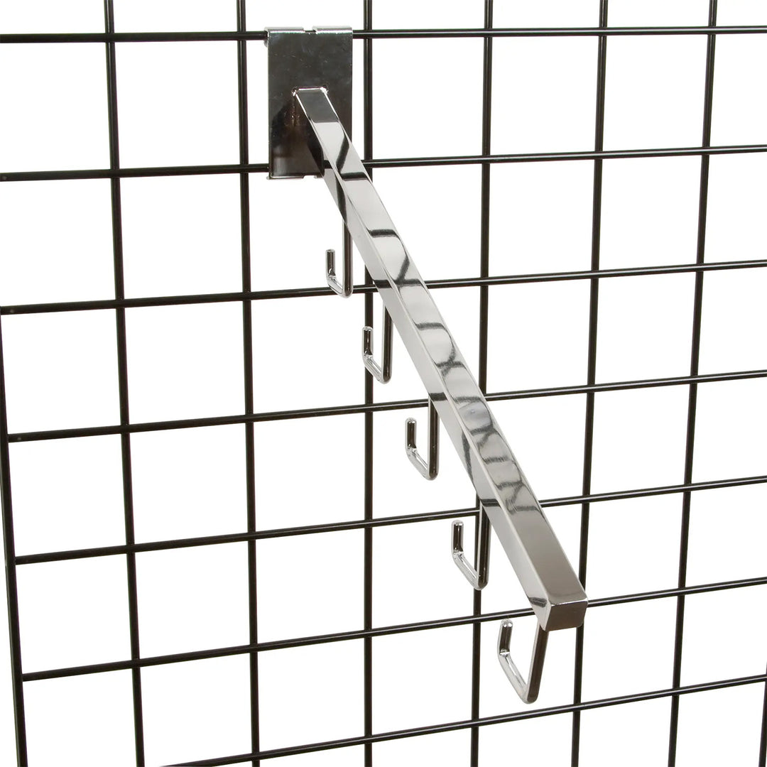 5-Hook Square Tubing Waterfall for Grid Panel