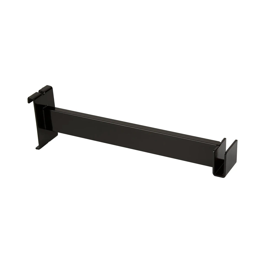 12" Gridwall Hangrail Bracket for Rectangular Tubing