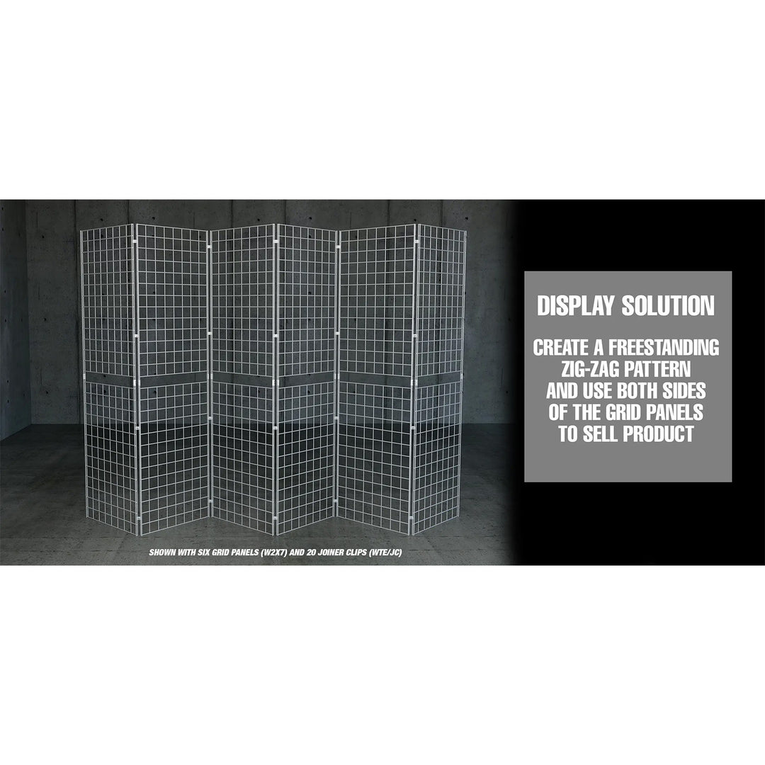 Portable Grid Panels - Black - 3 Pack