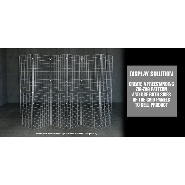 Portable Grid Panels - Black - 3 Pack