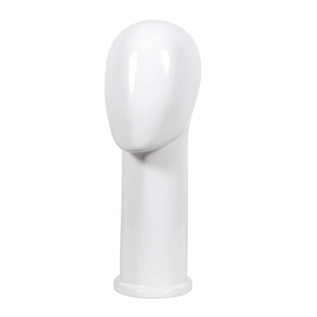 Male Box Display Head - Gloss White