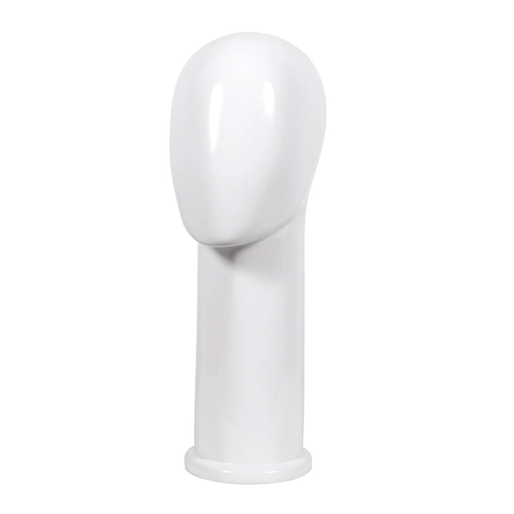 Male Box Display Head - Gloss White