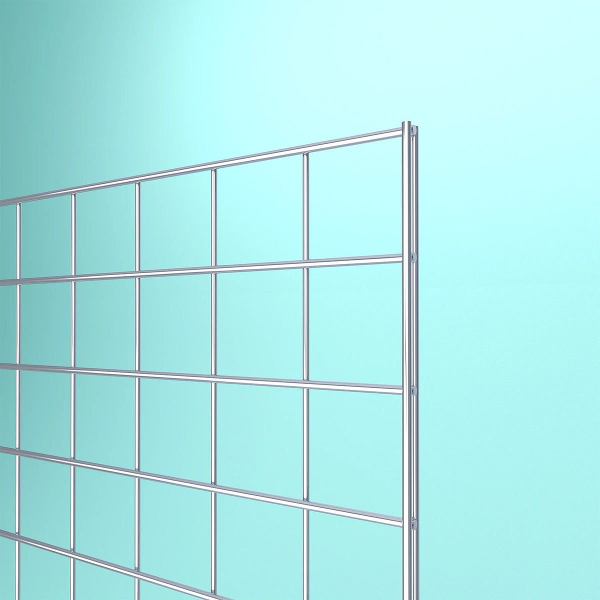 Grid Panel Frame Portable Grid Panels - Chrome - 3 Pack – Allen Display
